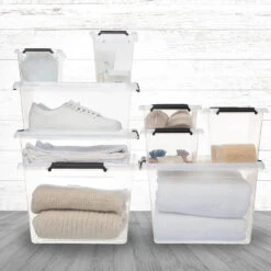 5Five Opbergkist Met Deksel - Clip Box - 2L - 19x15x11 Cm -Opbergmeubels Winkel 0c6b32c7c4c64e509096ceee584c280c