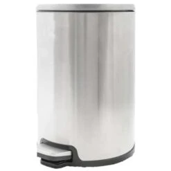 Vuilnisbak/pedaalemmer Zilver 12 Liter 35 Cm Rvs
