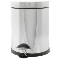 Vuilnisbak/pedaalemmer Zilver 3 Liter 24 Cm Rvs
