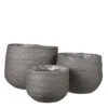 Mica Decorations Jorck Mand Voor Planten - Set Van 3 - Grijs -Opbergmeubels Winkel 1000007024