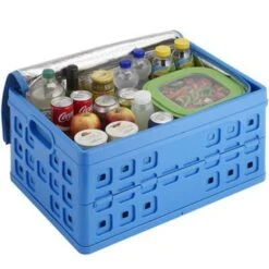 Square Vouwkrat 46L Blauw 9 Square Vouwkrat 46L Blauw -Opbergmeubels Winkel 1000014087 0111