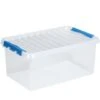 Q-line Opbergbox 45L Transparant Blauw -Opbergmeubels Winkel 1000014164