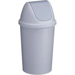 Twinga Prullenbak Met Swingdeksel 45L Grijs