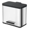 Hailo Öko Duo Plus L Prullenbak - 17+9L - RVS -Opbergmeubels Winkel 1000023750