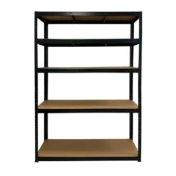 ERRO Stellingkast Met 5 Planken - Zwart - 120cm