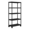 Keter Tribac Opbergrek - 5 Planken - 90x45x182cm - Zwart