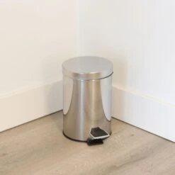 Orange85 Pedaalemmer 3 Liter Prullenbakje Badkamer Zilver RVS Toilet 8 Orange85 Pedaalemmer 3 Liter Prullenbakje Badkamer Zilver RVS Toilet -Opbergmeubels Winkel 1000033075 0110