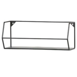 WOOOD Zeta Wandplank L - Metaal - Zwart - Set Van 2 7 WOOOD Zeta Wandplank L - Metaal - Zwart - Set Van 2 -Opbergmeubels Winkel 1000045255 0102