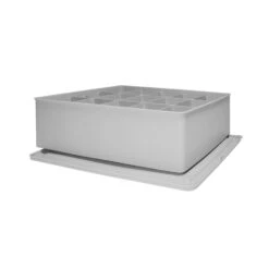 QUVIO Kast Organizer Kunststof - Grijs -Opbergmeubels Winkel 1000071783 0102