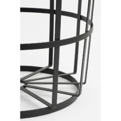 Mica Decorations Mand Voor Houtblokken - H45 X Ø40 Cm - Metaal - Zwart 9 Mica Decorations Mand Voor Houtblokken - H45 X Ø40 Cm - Metaal - Zwart -Opbergmeubels Winkel 1000079123 0103