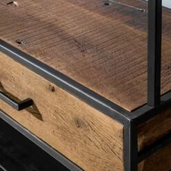 Garderobe Kapstok Brent 35x120x180cm - Hout - Grijs 9 Garderobe Kapstok Brent 35x120x180cm - Hout - Grijs -Opbergmeubels Winkel 1000080538 0103