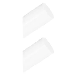 QUVIO Houten Wand Haakje - Wit - S - Set Van 2