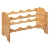 5five Flessenrek - 8 Flessen - Bamboe - 46 X 24,5 X 29,5 Cm -Opbergmeubels Winkel 1000082354