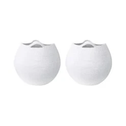 Beliani Mand PANJGUR - Wit Katoen