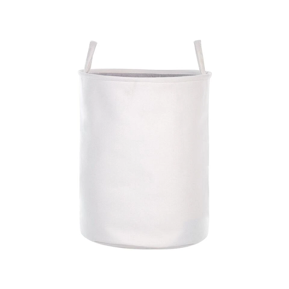 Beliani Mand ARCHA - Wit Polyester 6 Beliani Mand ARCHA - Wit Polyester - Afbeelding 4