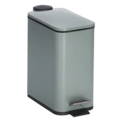 Merkloos Zeller Prullenbak/pedaalemmer - Metaal/kunststof - 5L - Soft Close