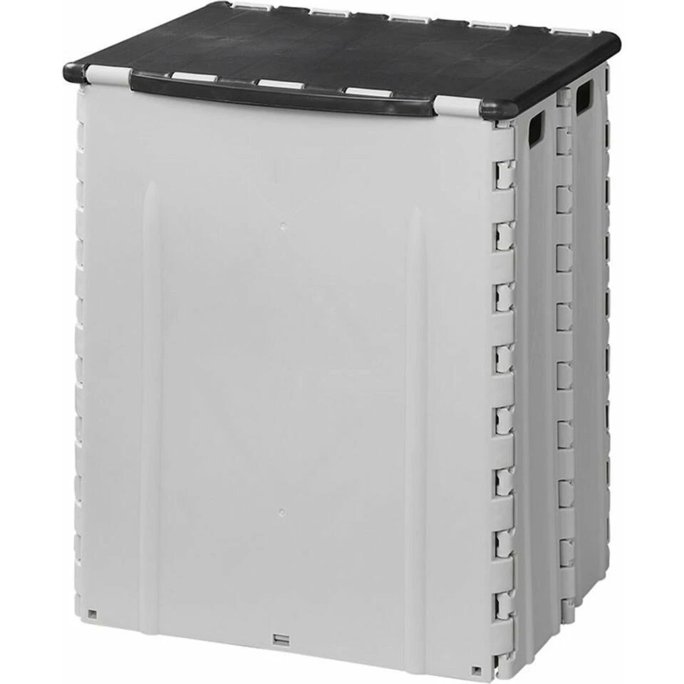 Merkloos ProPlus Afvalbak Met Deksel- Kunststof - Grijs - 25 X 31 X 38 Cm 3 Merkloos ProPlus Afvalbak Met Deksel- Kunststof - Grijs - 25 X 31 X 38 Cm