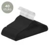 O'DADDY Fluwelen Kleerhangers - 40 Stuks - Antislip - Zwart