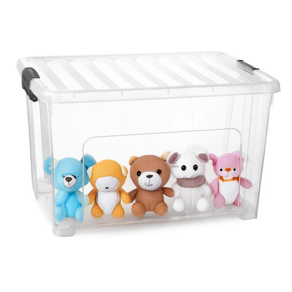 Merkloos Plasticforte Opbergbox Met Deksel - 47L - Kunststof 3 Merkloos Plasticforte Opbergbox Met Deksel - 47L - Kunststof