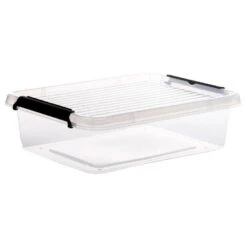 5Five Opbergkist Met Deksel - Clip Box - 8,5L - 39x29x12 Cm
