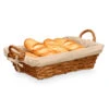 Merkloos Kipit Storage Rieten Mand - Gevlochten Riet - 39 X 24 X 13 Cm -Opbergmeubels Winkel 1000179447