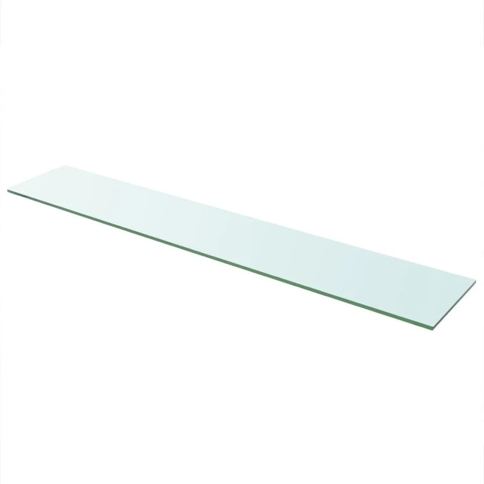 VidaXL Wandschap Transparant 110x20 Cm Glas