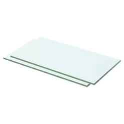 VidaXL Schappen 2 St 50x20 Cm Glas Transparant