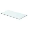 VidaXL Wandschap Transparant 60x25 Cm Glas