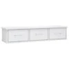 VidaXL Wandschap Met Lades 88x26x18,5 Cm Spaanplaat Hoogglans Wit 1 VidaXL Wandschap Met Lades 88x26x18,5 Cm Spaanplaat Hoogglans Wit -Opbergmeubels Winkel 1965735162