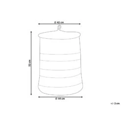 Beliani Mand SILOPI - Beige Katoen 8 Beliani Mand SILOPI - Beige Katoen -Opbergmeubels Winkel 1e4ea97669b24f3e9f22afc0ee90379f