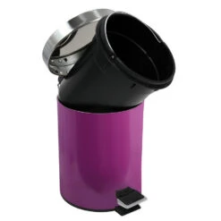 MSV Badkamer/toilet Pedaalemmer - Paars - 3 Liter - 17 X 25 Cm -Opbergmeubels Winkel 20ad3b81d5d5419c92ebb3d3206ac068