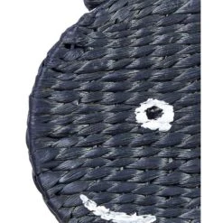 ORANIA - Mand - Natuurlijk/Zwart - Waterhyacint -Opbergmeubels Winkel 39a0368ff7c54489b0eb14ce6ca9ae50