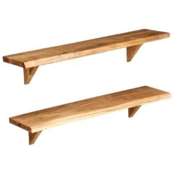 VidaXL - Wandplank - Bruin - Hout - 90 X 20 X 18 Cm - 2 Stuks 11 VidaXL - Wandplank - Bruin - Hout - 90 X 20 X 18 Cm - 2 Stuks -Opbergmeubels Winkel 3b69de5339714a79b58c0bda654e55f8