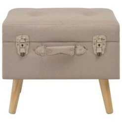 VidaXL Opbergkruk 40 Cm Stof Beige -Opbergmeubels Winkel 407e6e7bae334cf9b57966f057fff5bc