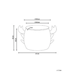 KAKAMAS - Mand - Natuurlijk - Waterhyacint 10 KAKAMAS - Mand - Natuurlijk - Waterhyacint -Opbergmeubels Winkel 448e7f6fca454b93b998dc91d84c814c