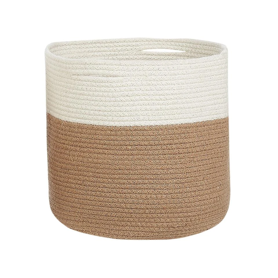 Beliani Mand ARDESEN - Beige Katoen 6 Beliani Mand ARDESEN - Beige Katoen - Afbeelding 4