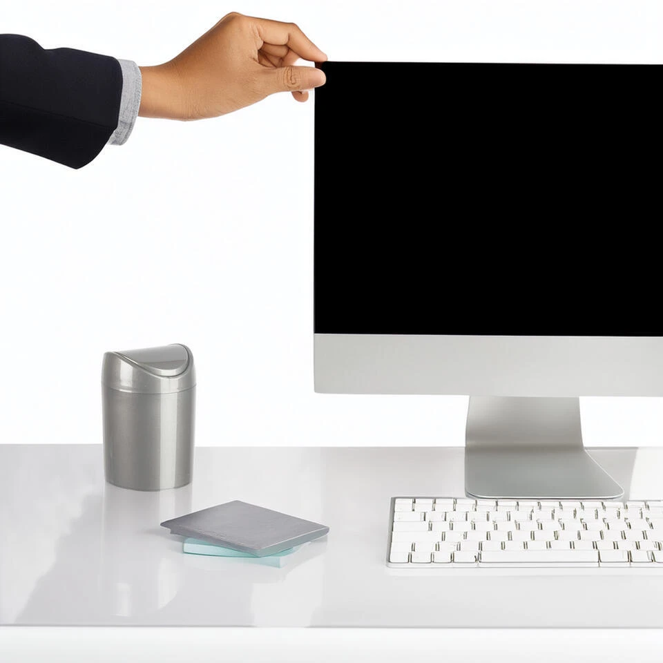 Merkloos Plasticforte Mini Prullenbakje - Zilvergrijs- Kunststof - 1.4L 4 Merkloos Plasticforte Mini Prullenbakje - Zilvergrijs- Kunststof - 1.4L - Afbeelding 2