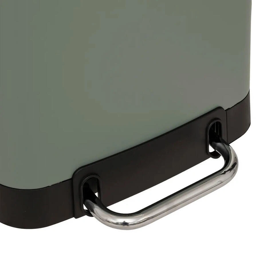 5Five Prullenbak/pedaalemmer - Groen - Metaal - 30L - 34 X 61 Cm 9 5Five Prullenbak/pedaalemmer - Groen - Metaal - 30L - 34 X 61 Cm - Afbeelding 7