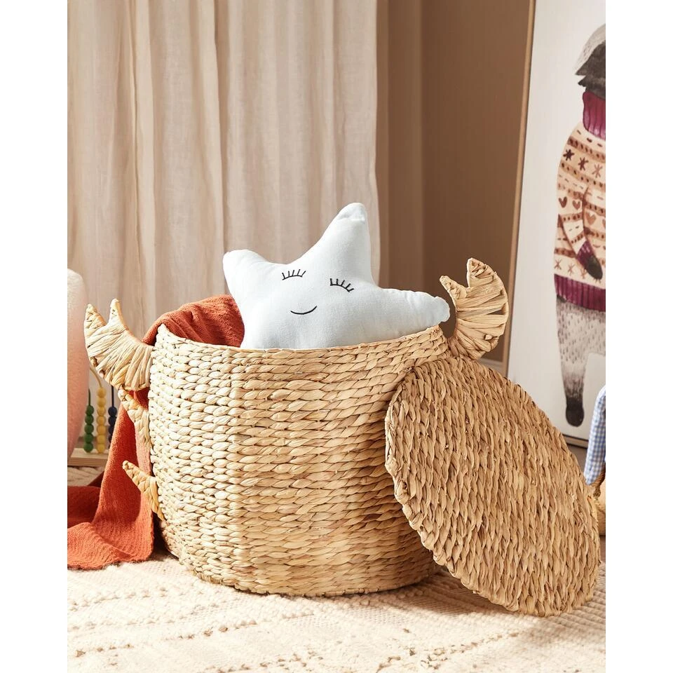 KAKAMAS - Mand - Natuurlijk - Waterhyacint 4 KAKAMAS - Mand - Natuurlijk - Waterhyacint - Afbeelding 2