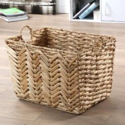 CALICOSY - Mand - Licht Hout - 40x52x38 Cm -Opbergmeubels Winkel 5bb2b209e8614e9a892c4875ca4cfa6c