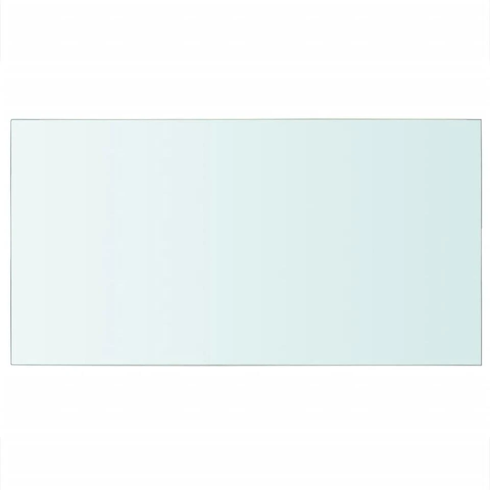 VidaXL Schappen 2 St 40x25 Cm Glas Transparant 5 VidaXL Schappen 2 St 40x25 Cm Glas Transparant - Afbeelding 3