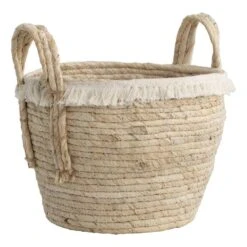Mand Pablo M - Naturel - Stro - 29,5xØ30 Cm
