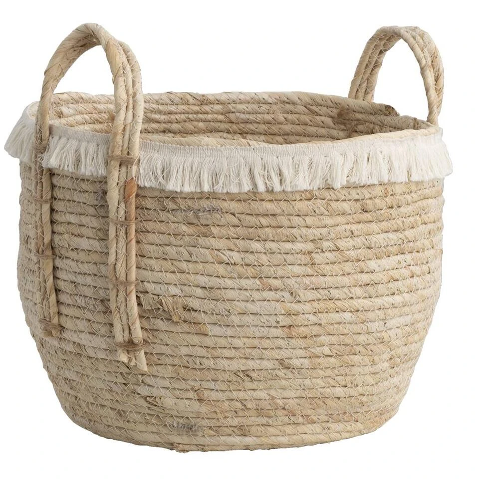 Mand Pablo L - Naturel - Stro - 32xØ33,5 Cm 3 Mand Pablo L - Naturel - Stro - 32xØ33,5 Cm