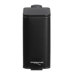 Pedaalemmer Slim - 5 Liter - Zwart - 28,9x14x28,3 Cm