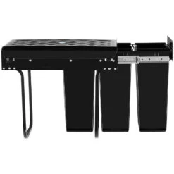 Tectake Inbouw Prullenbak Ashlyn, 3-voudige Scheiding, 30L, Telescooprails 23 Tectake Inbouw Prullenbak Ashlyn, 3-voudige Scheiding, 30L, Telescooprails -Opbergmeubels Winkel 7a5121fd3d4e4796a010db71d29153c4