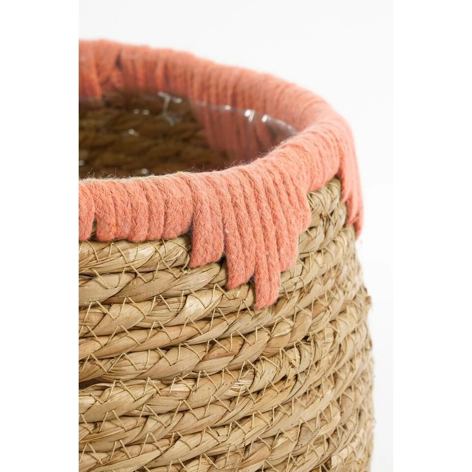 Mica Decorations Jorck Plantenmandenset - H24 X Ø26 Cm - Roze 4 Mica Decorations Jorck Plantenmandenset - H24 X Ø26 Cm - Roze - Afbeelding 2