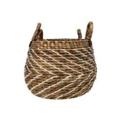 HSM Collection Mandenset Agira (2 Stuks) - Naturel/wit 7 HSM Collection Mandenset Agira (2 Stuks) - Naturel/wit -Opbergmeubels Winkel 81024330 0300