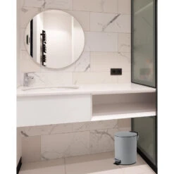 Merkloos Urban Living Pedaalemmer Toulon - Betongrijs - 3 Liter - Metaal -Opbergmeubels Winkel 82aad17dcc5c4ae29a9d1ffd4015ef73