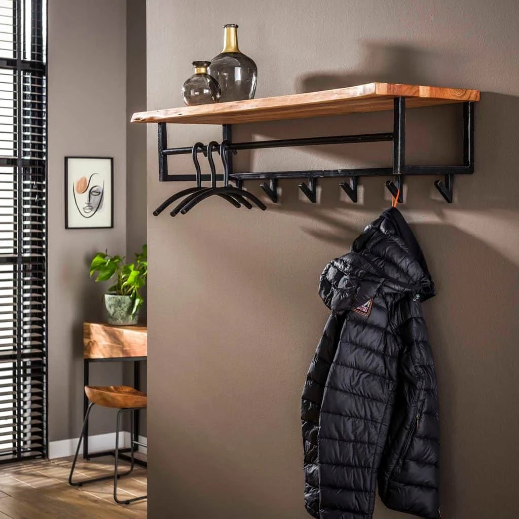 Opbergmeubels Winkel 36 Opbergmeubels Winkel -Opbergmeubels Winkel HUUS accessoires kapstokken kapstok Marit 6 haken 1