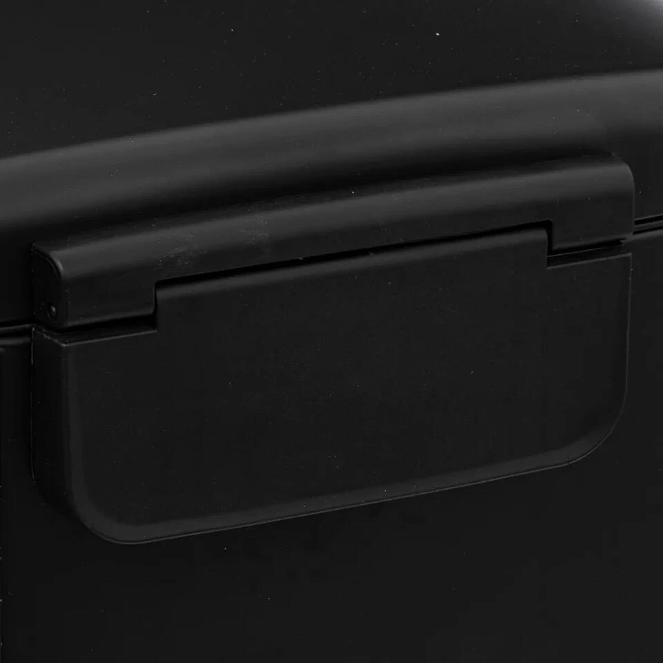 Prullenbak/pedaalemmer - Zwart - Metaal - 50L - 44 X 37 X 66 Cm 5 Prullenbak/pedaalemmer - Zwart - Metaal - 50L - 44 X 37 X 66 Cm - Afbeelding 3